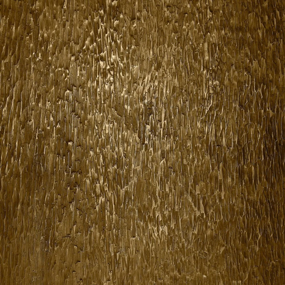 mattock, gold brass - closeup