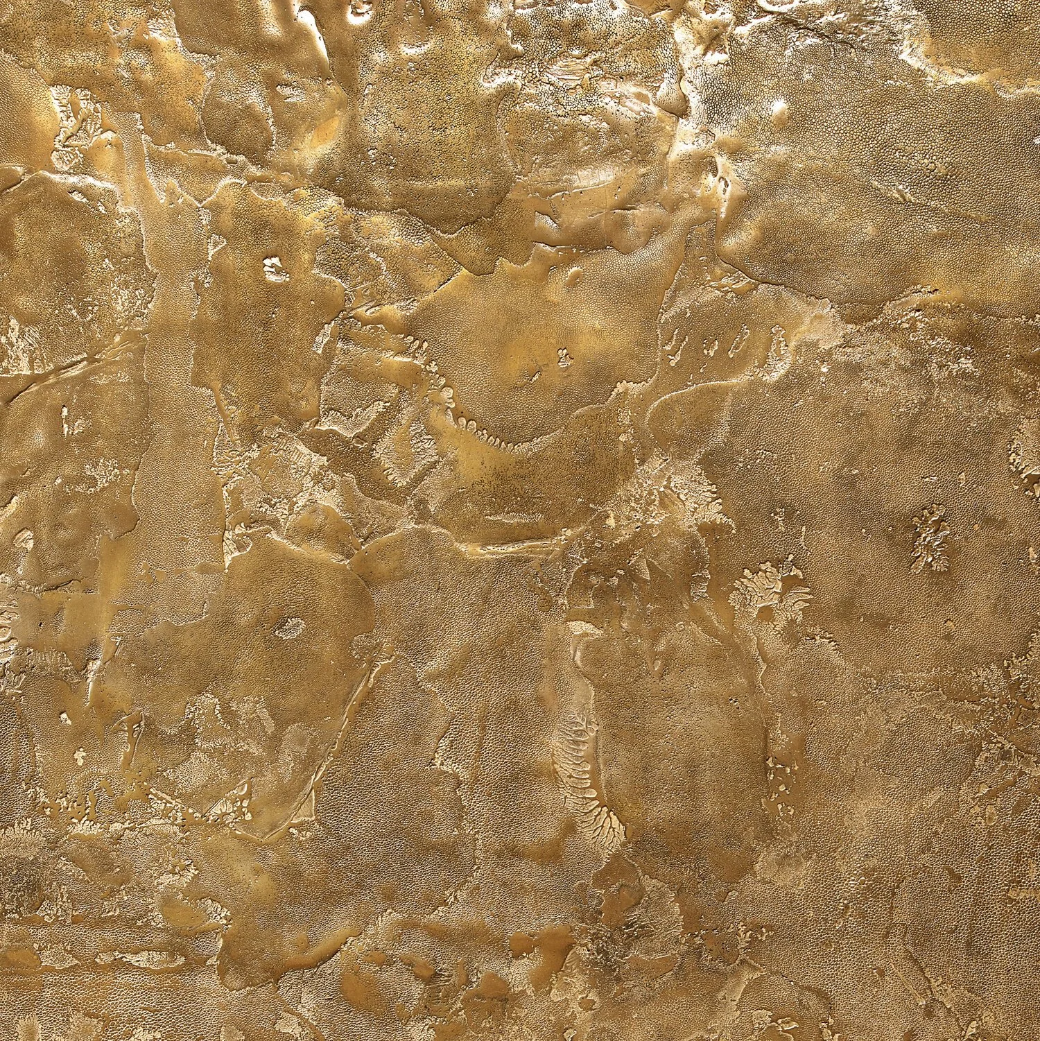 ragged shagreen, gold brass - closeup
