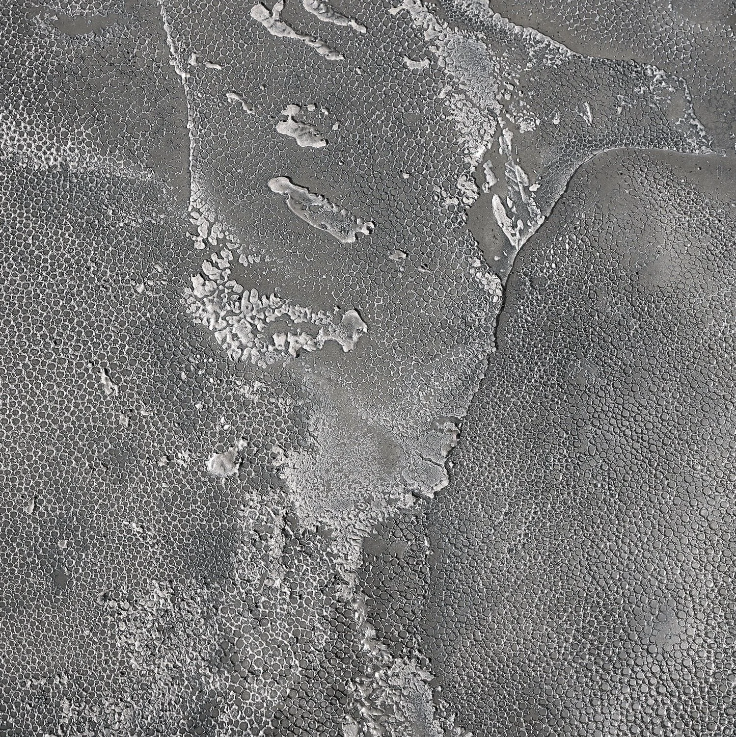 ragged shagreen, pewter - closeup
