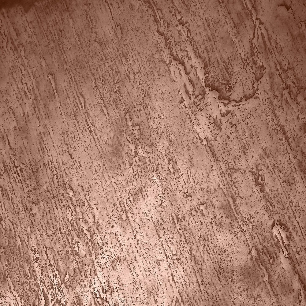 slate, copper - closeup