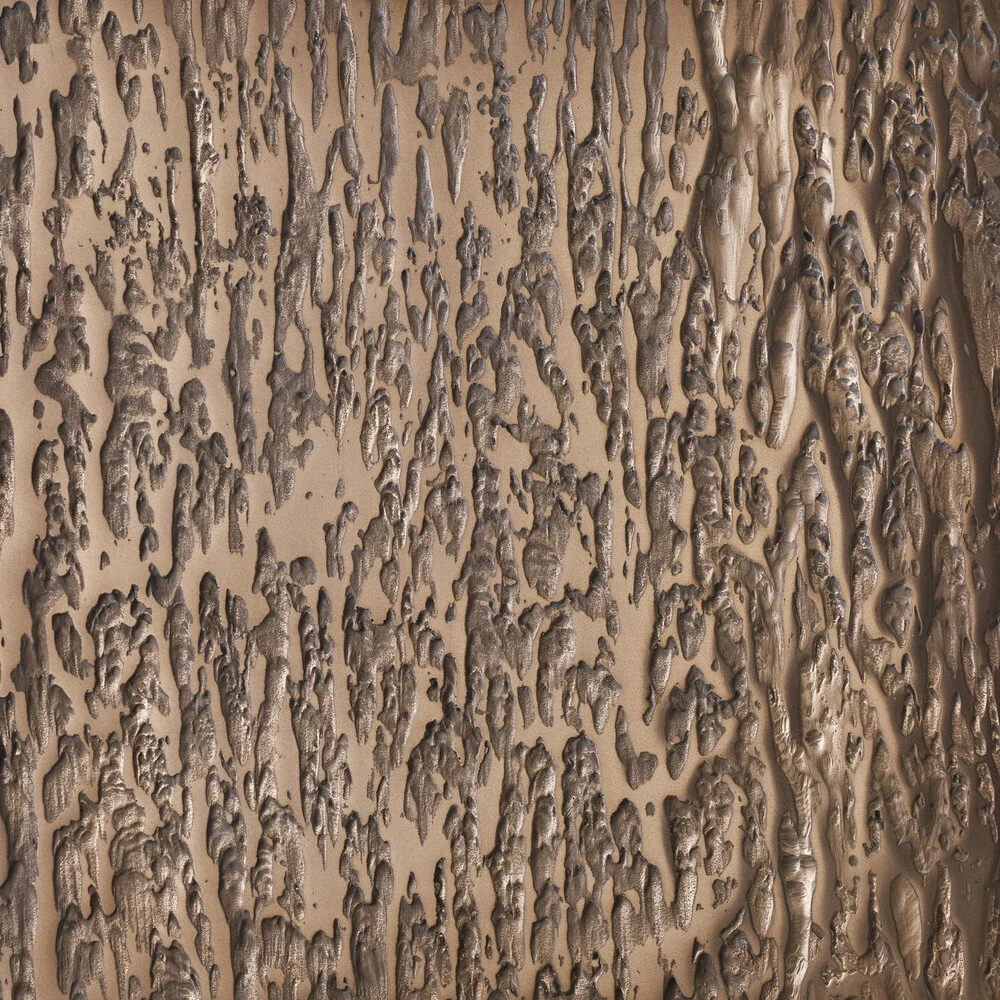 stalactite, bronze - closeup