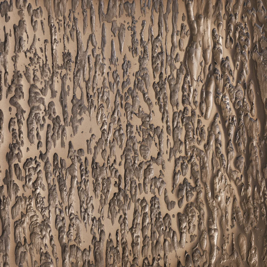 stalactite, bronze - closeup