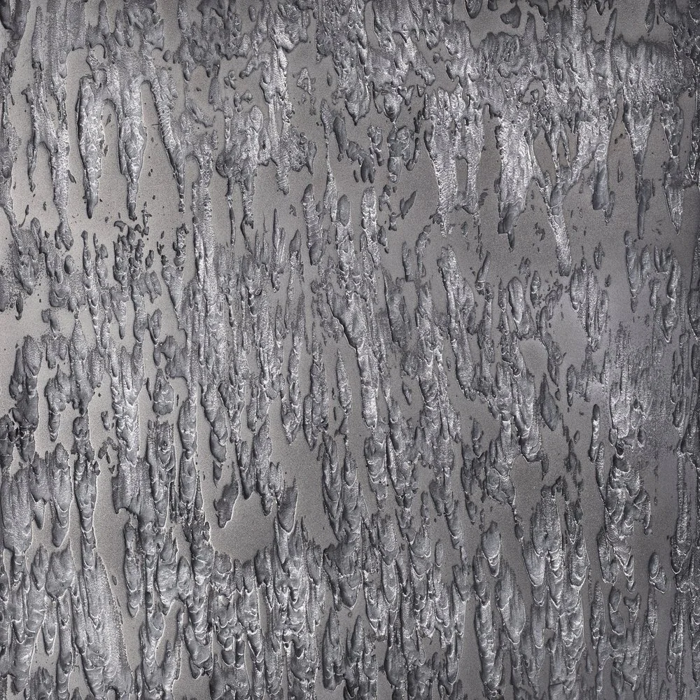 stalactite, pewter - closeup