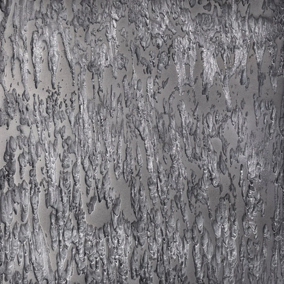 stalactite, pewter - closeup